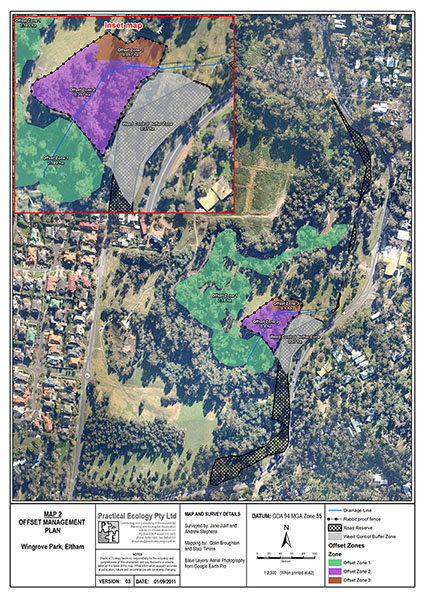 Offset Management Plan for Wingrove Park in Eltham, Victoria 2011 - 2012